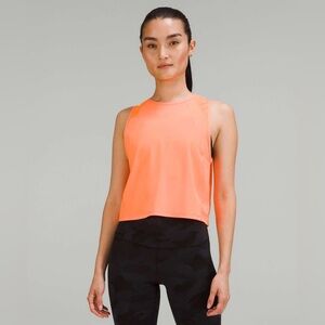 Lululemon Sculpt Cropped Tank in Highlight Orange